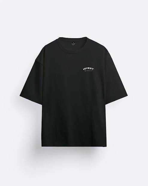 HIYEST Oversized Black T-Shirt